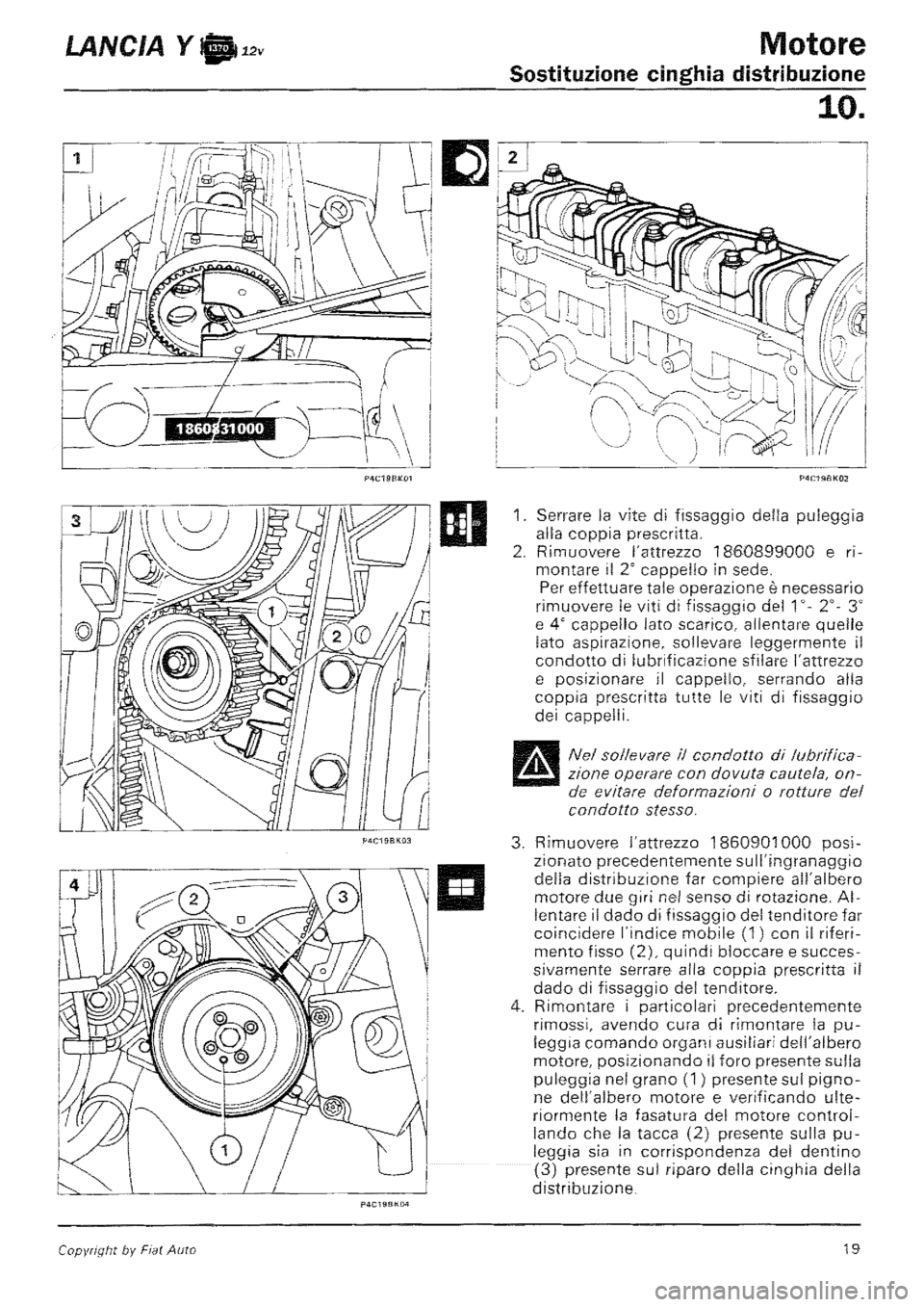 LANCIA Y 1997 Service Repair Manual LANCIA Y 1997 Service Repair Manual