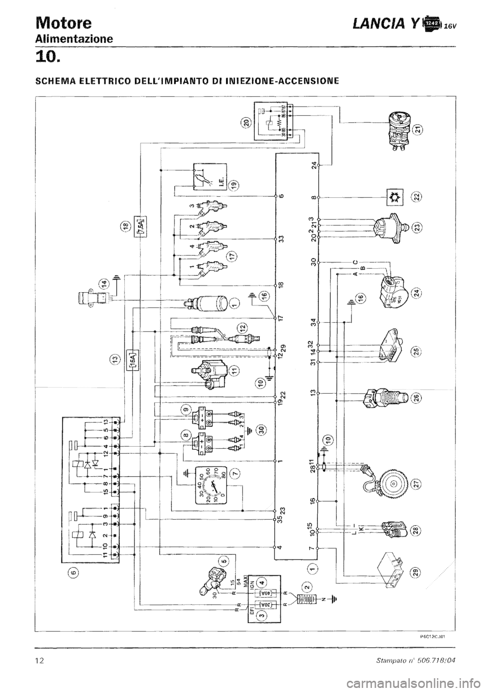 LANCIA Y 1997 Service Repair Manual LANCIA Y 1997 Service Repair Manual