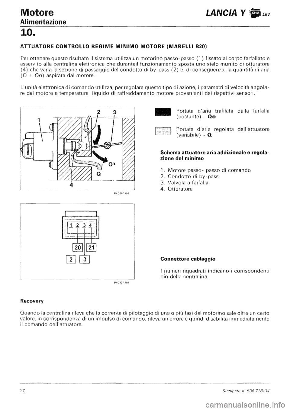 LANCIA Y 1997 Service Repair Manual LANCIA Y 1997 Service Repair Manual