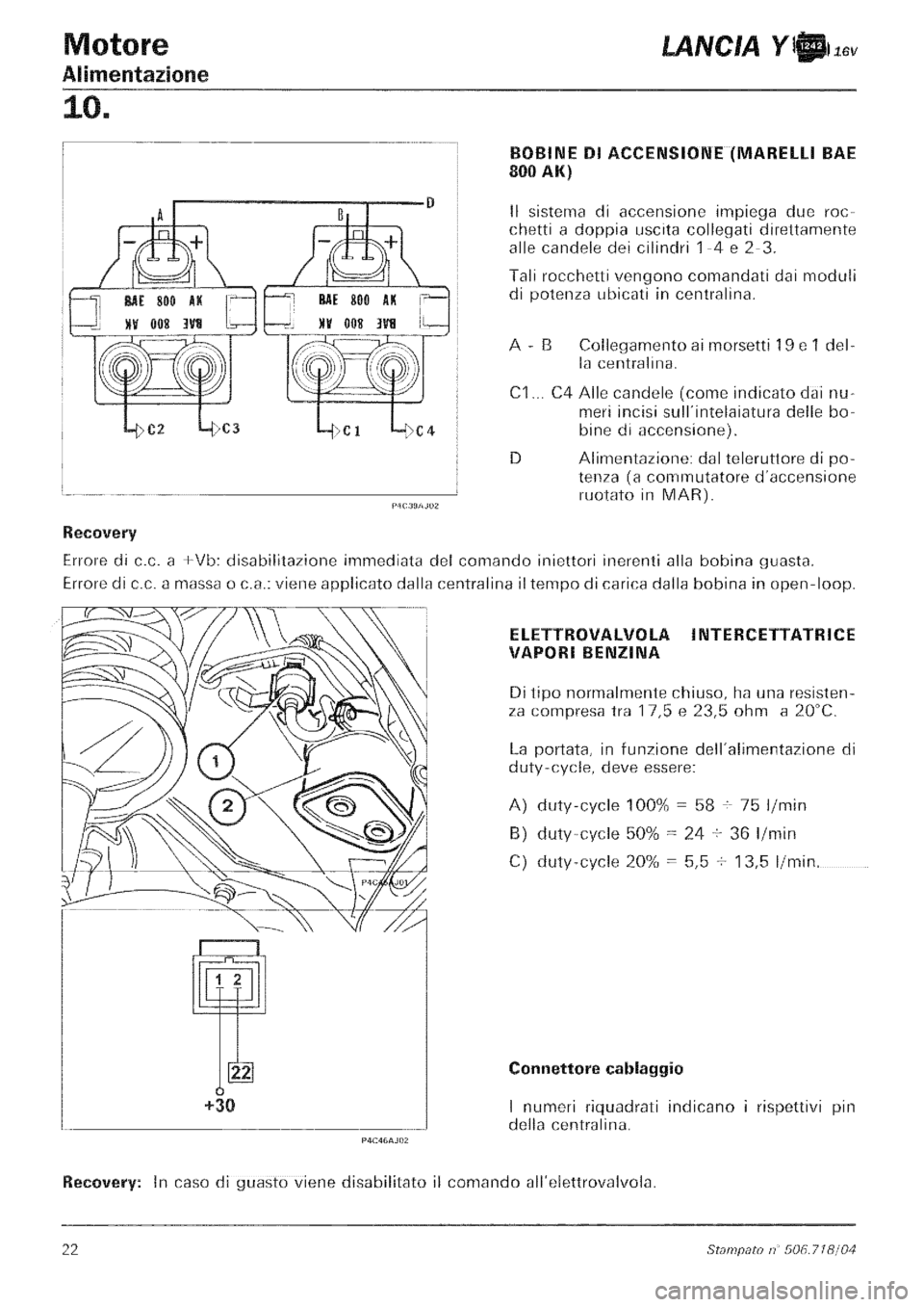 LANCIA Y 1997 Service Repair Manual LANCIA Y 1997 Service Repair Manual