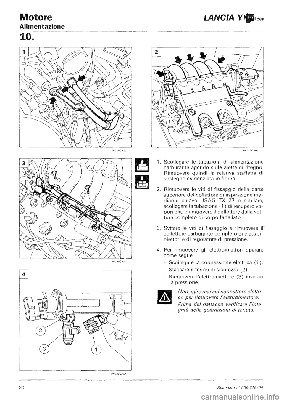 LANCIA Y 1997 Service Repair Manual LANCIA Y 1997 Service Repair Manual