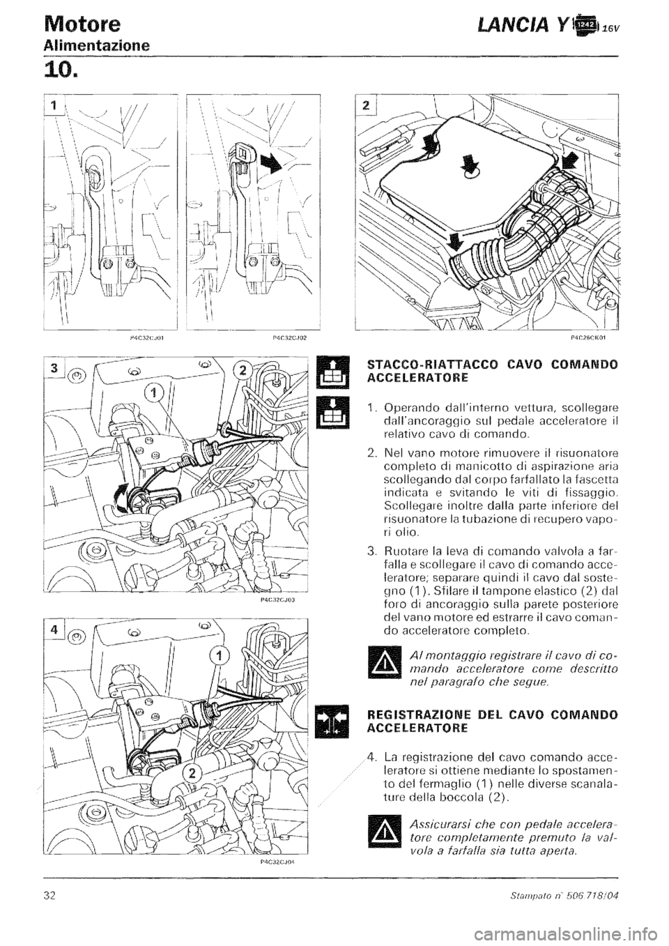 LANCIA Y 1997 Service Repair Manual LANCIA Y 1997 Service Repair Manual