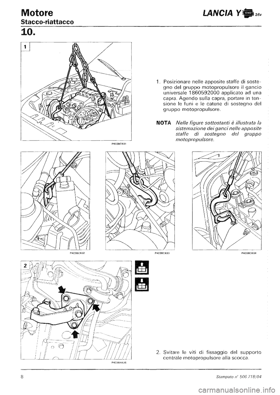 LANCIA Y 1997 Service Repair Manual LANCIA Y 1997 Service Repair Manual