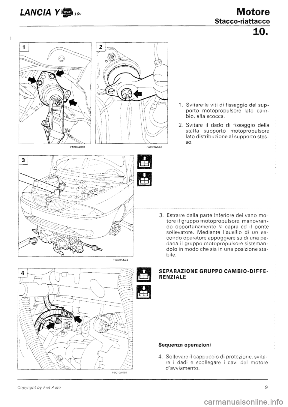 LANCIA Y 1997 Service Repair Manual LANCIA Y 1997 Service Repair Manual