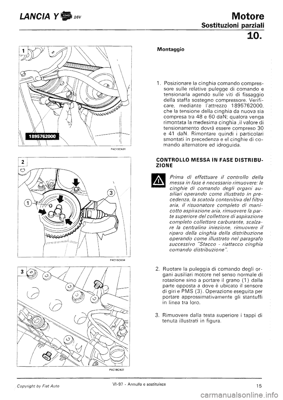 LANCIA Y 1997 Service Repair Manual LANCIA Y 1997 Service Repair Manual