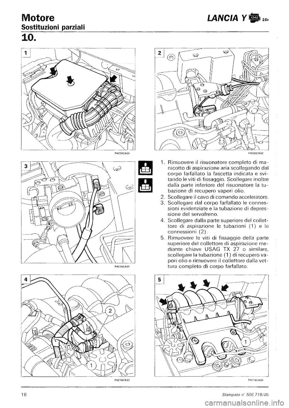 LANCIA Y 1997 Service Repair Manual LANCIA Y 1997 Service Repair Manual
