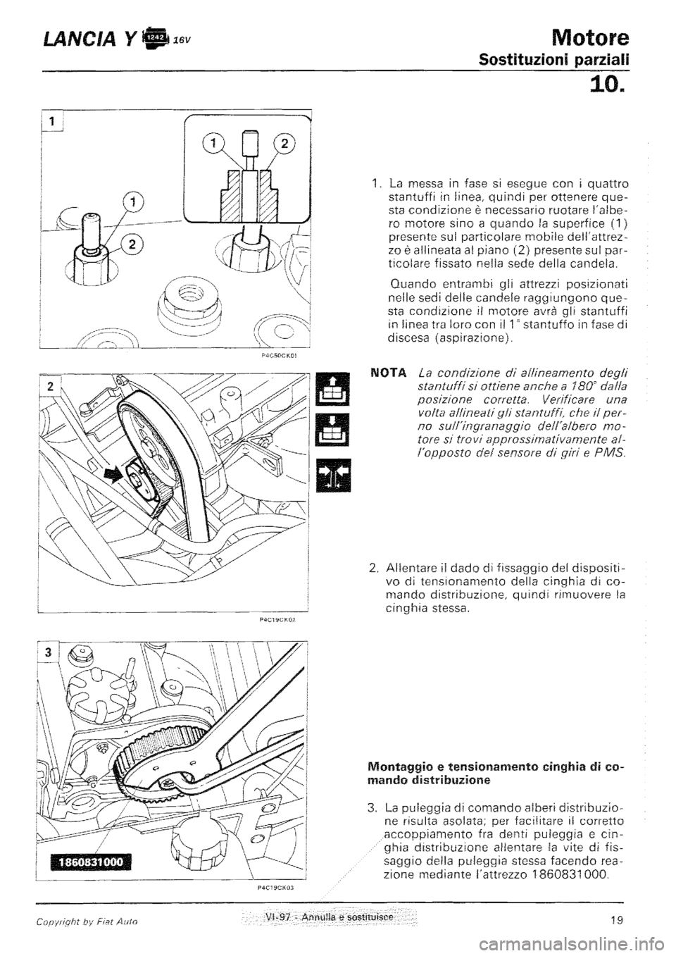 LANCIA Y 1997 Service Repair Manual LANCIA Y 1997 Service Repair Manual