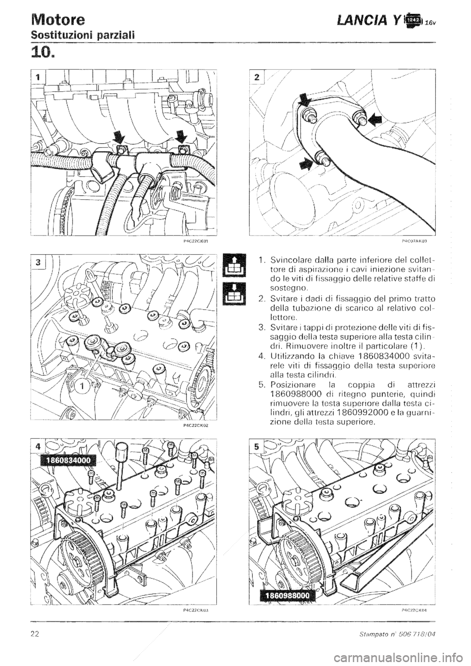 LANCIA Y 1997 Service Repair Manual LANCIA Y 1997 Service Repair Manual