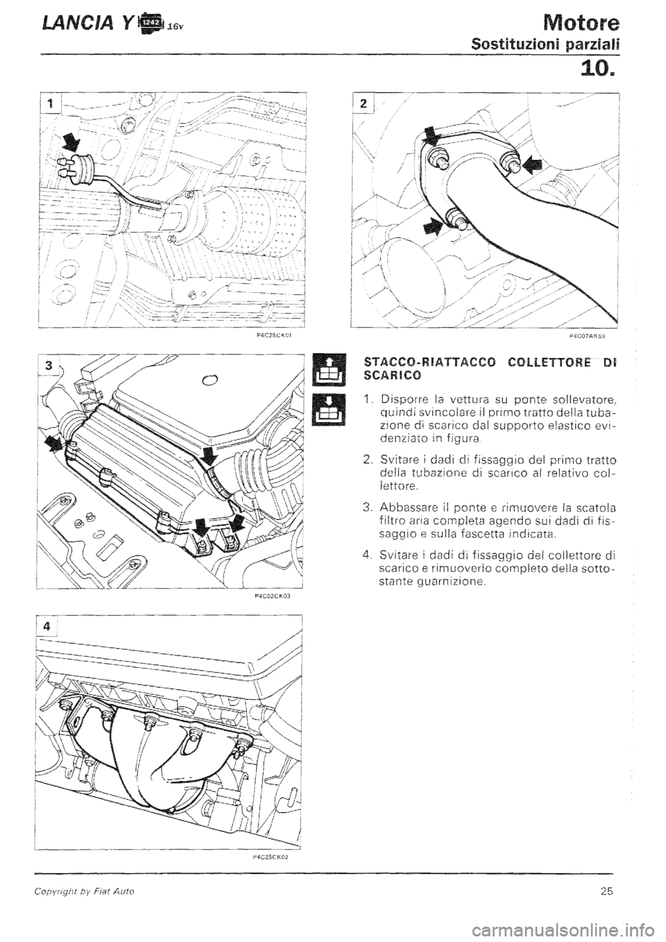 LANCIA Y 1997 Service Repair Manual LANCIA Y 1997 Service Repair Manual