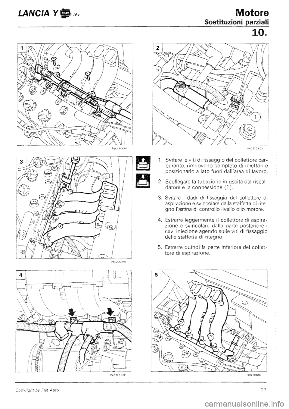 LANCIA Y 1997 Service Repair Manual LANCIA Y 1997 Service Repair Manual