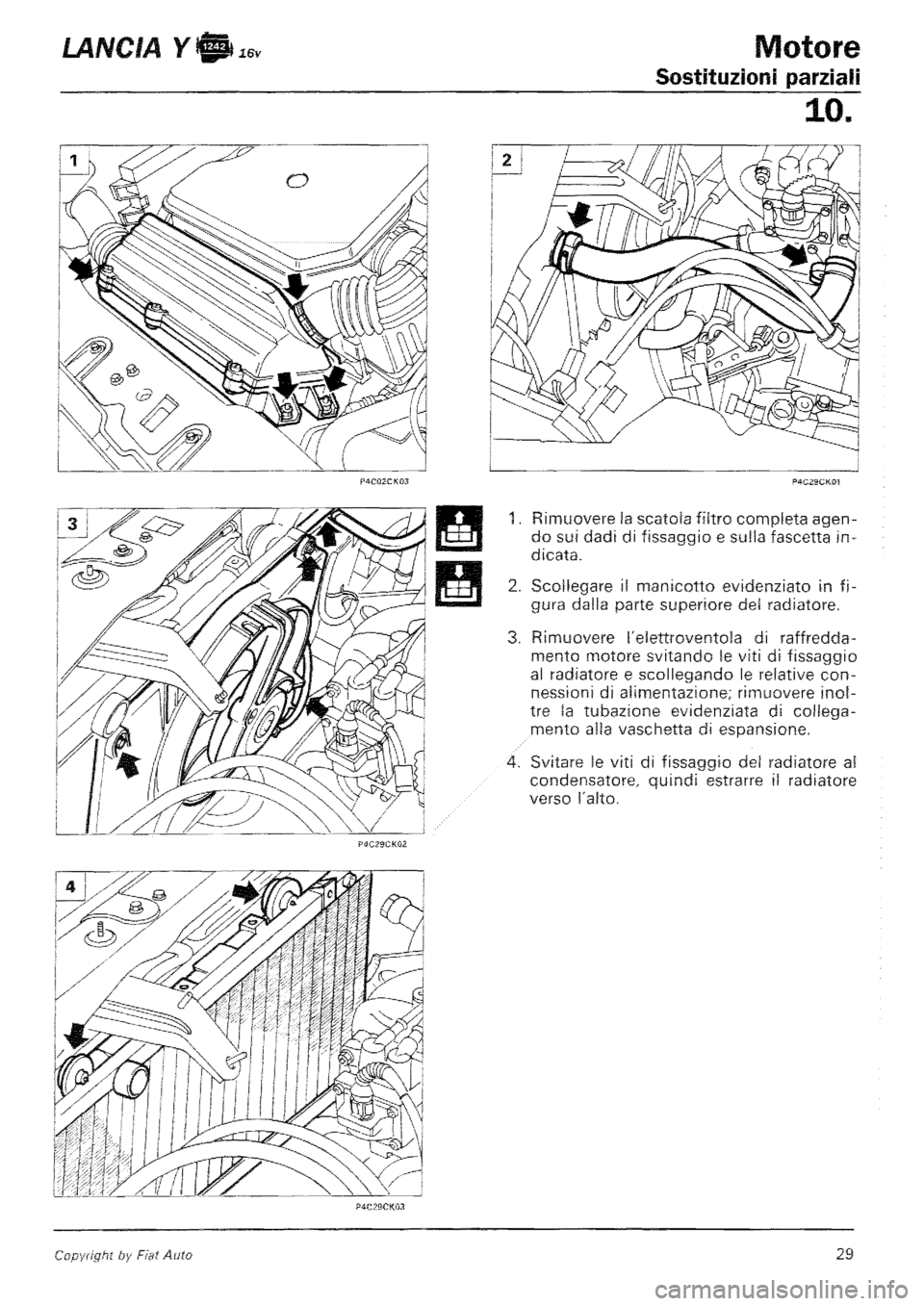 LANCIA Y 1997 Service Repair Manual LANCIA Y 1997 Service Repair Manual