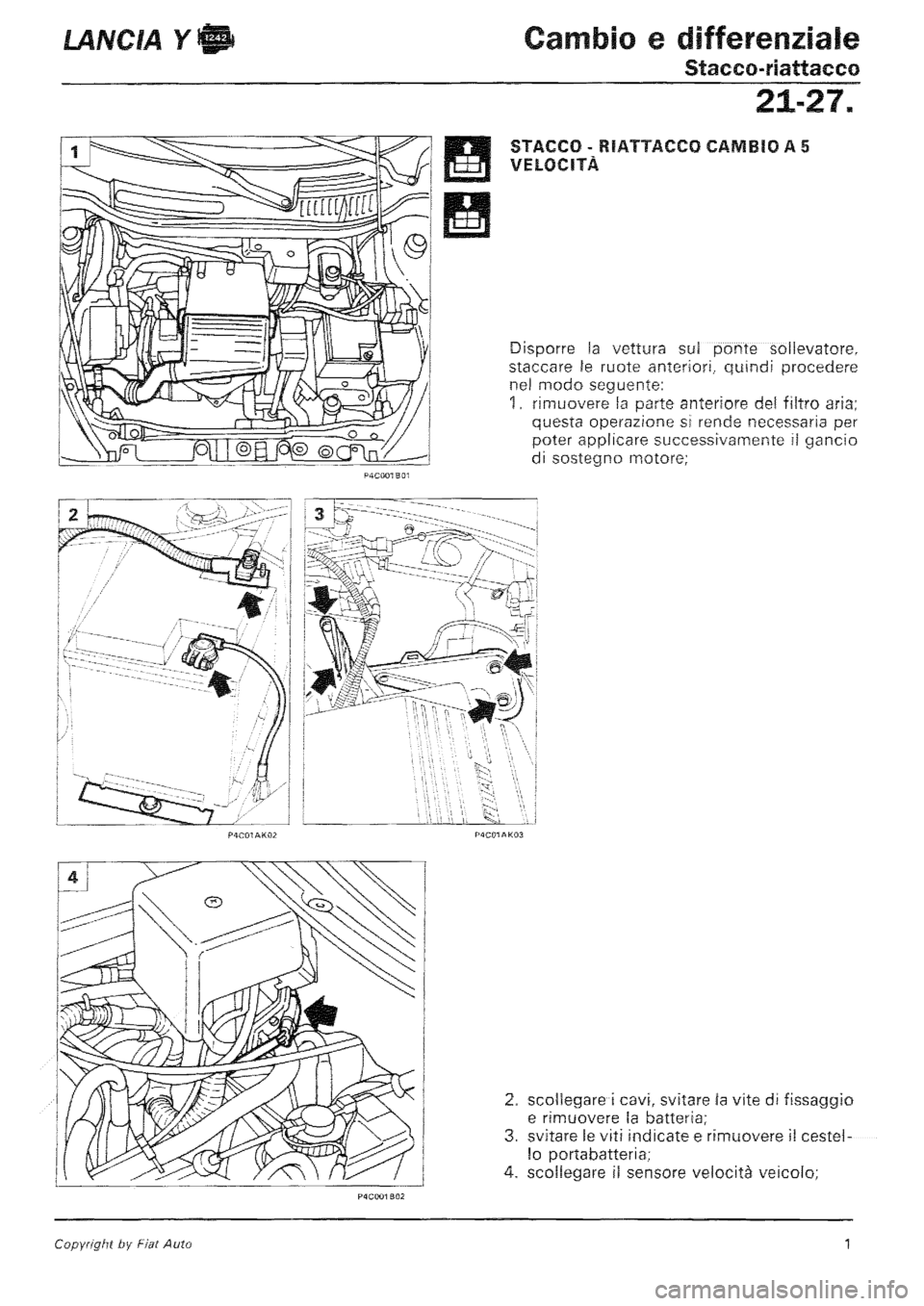 LANCIA Y 1997  Service Repair Manual 