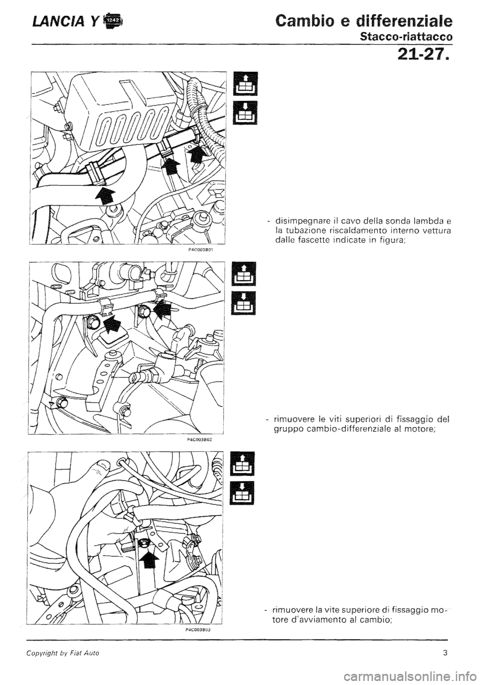 LANCIA Y 1997 Service Repair Manual LANCIA Y 1997 Service Repair Manual