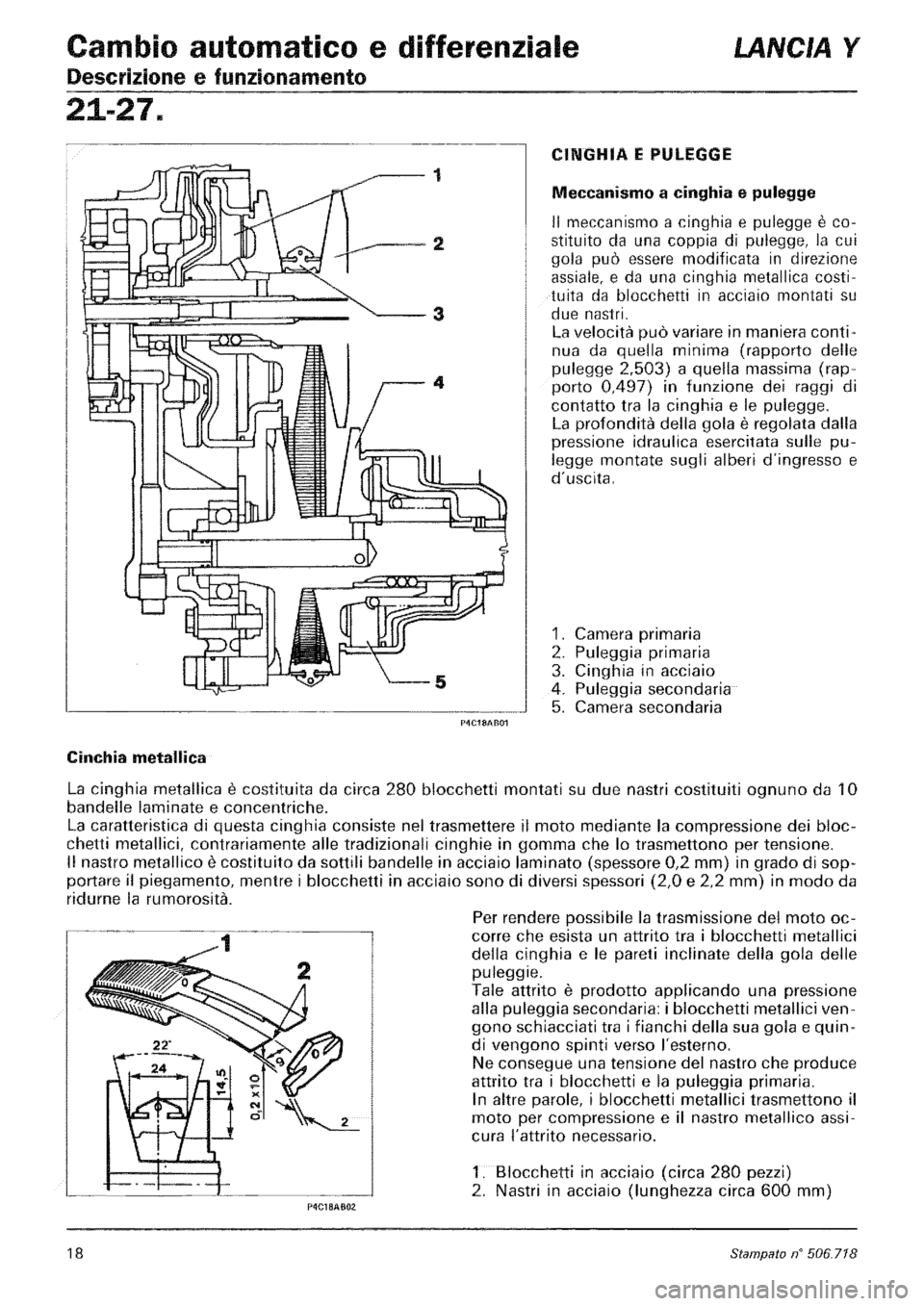 LANCIA Y 1997  Service Repair Manual 