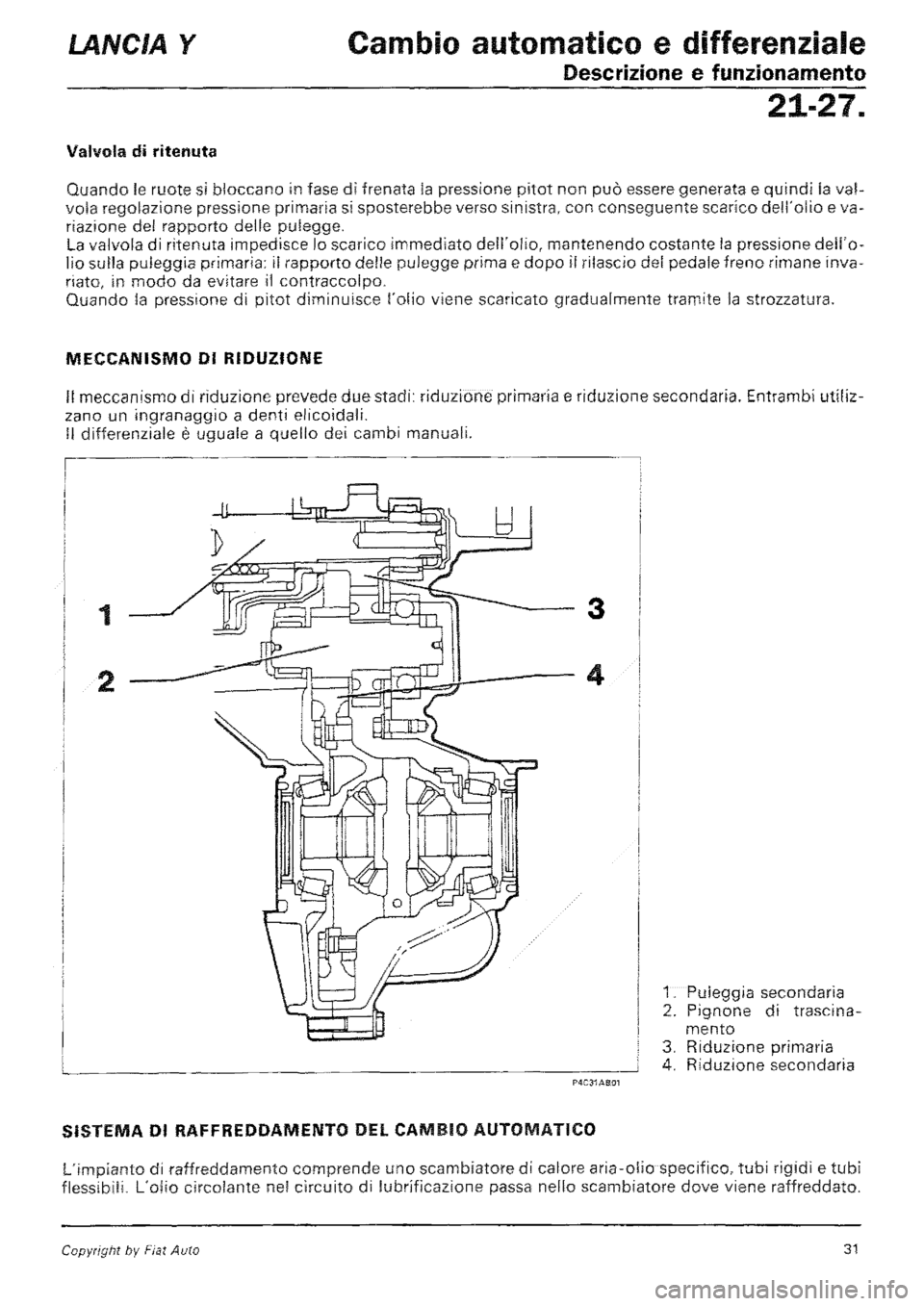 LANCIA Y 1997  Service Repair Manual 