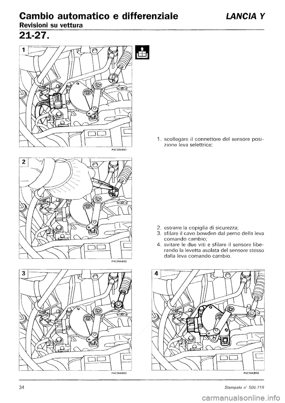 LANCIA Y 1997  Service Repair Manual 