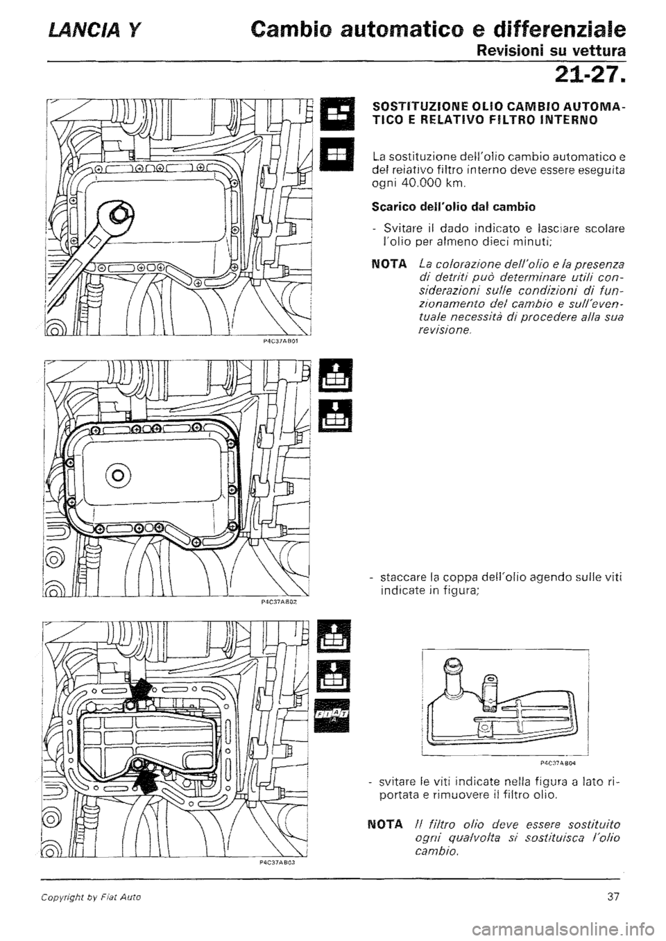 LANCIA Y 1997  Service Repair Manual 