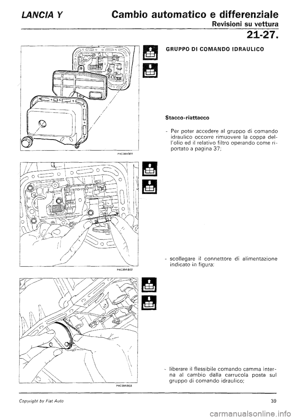 LANCIA Y 1997 Service Repair Manual LANCIA Y 1997 Service Repair Manual