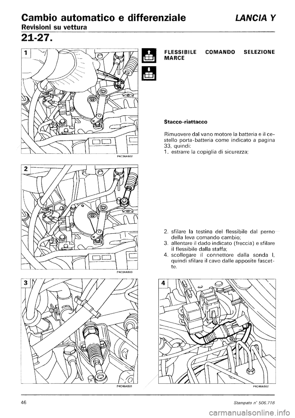 LANCIA Y 1997 Service Repair Manual LANCIA Y 1997 Service Repair Manual