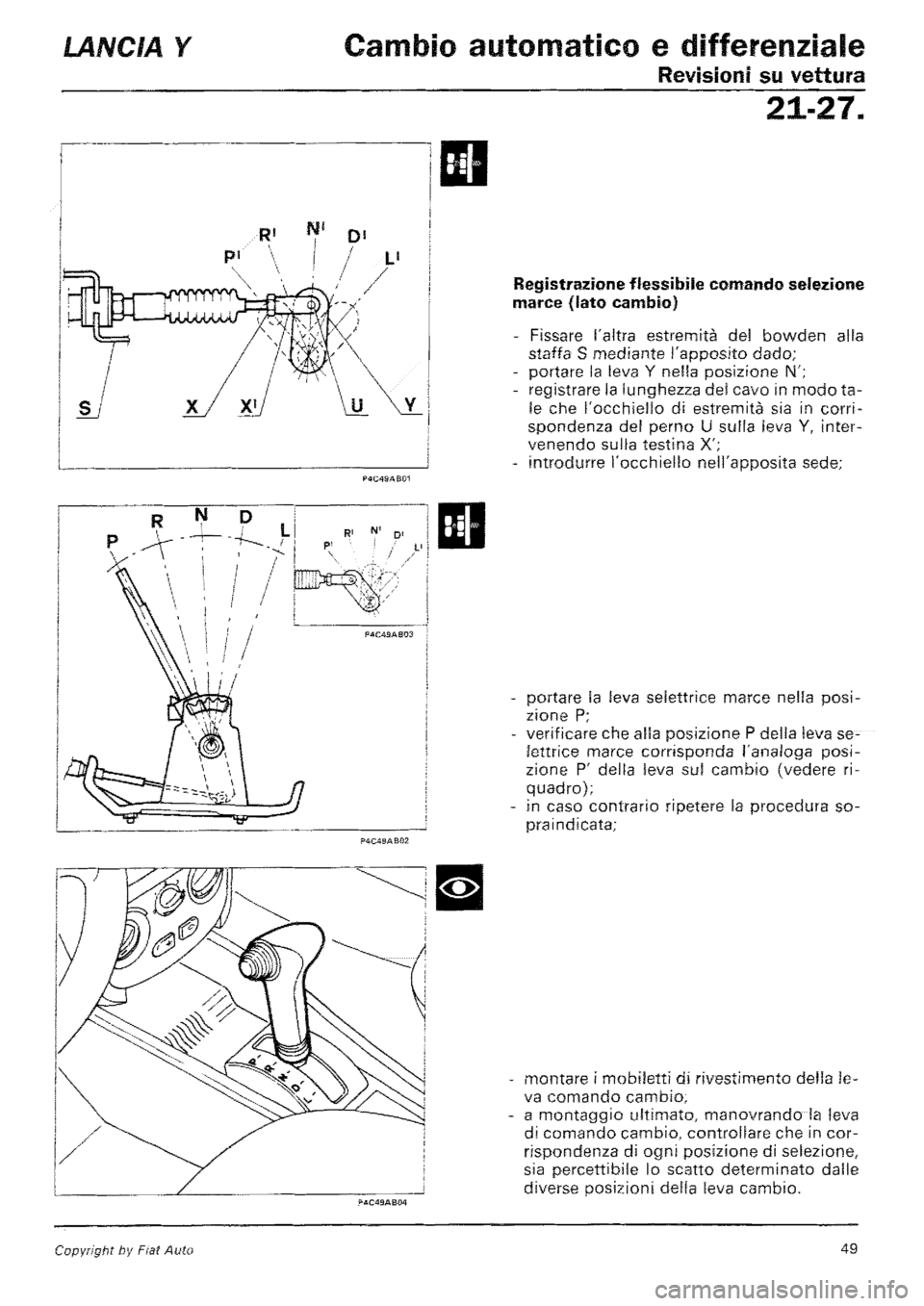 LANCIA Y 1997  Service Repair Manual 