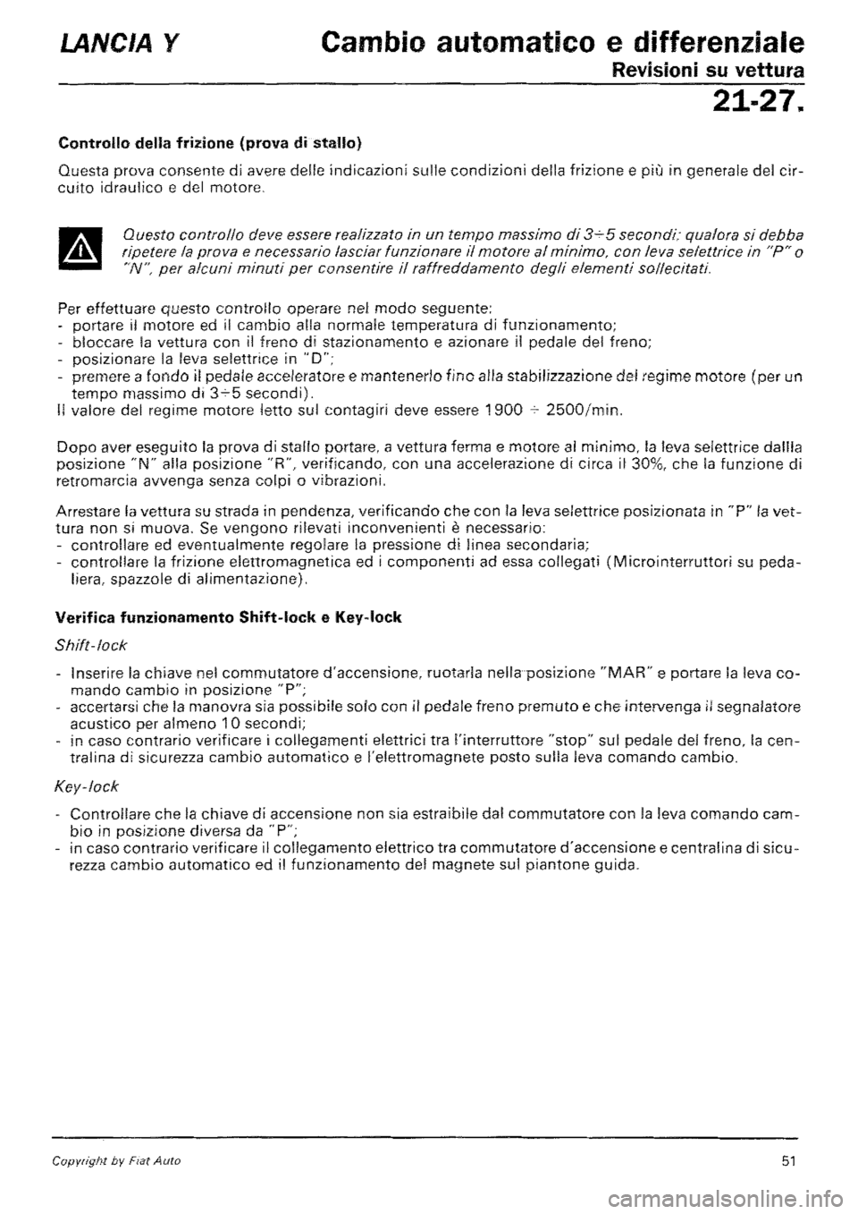 LANCIA Y 1997  Service Repair Manual 