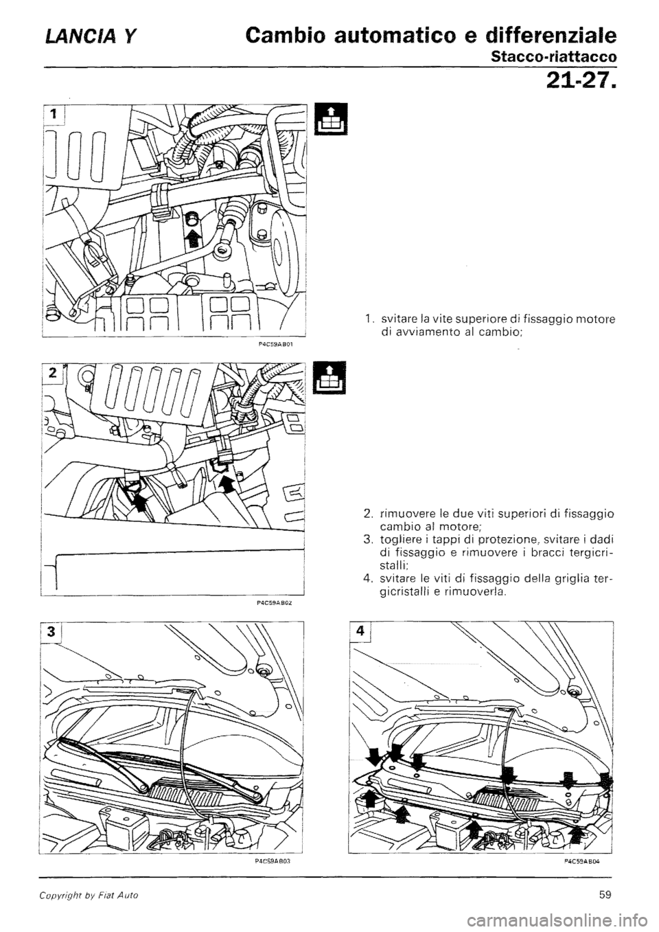LANCIA Y 1997 Service Repair Manual LANCIA Y 1997 Service Repair Manual