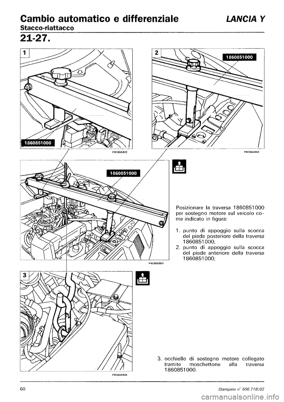 LANCIA Y 1997 Service Repair Manual LANCIA Y 1997 Service Repair Manual