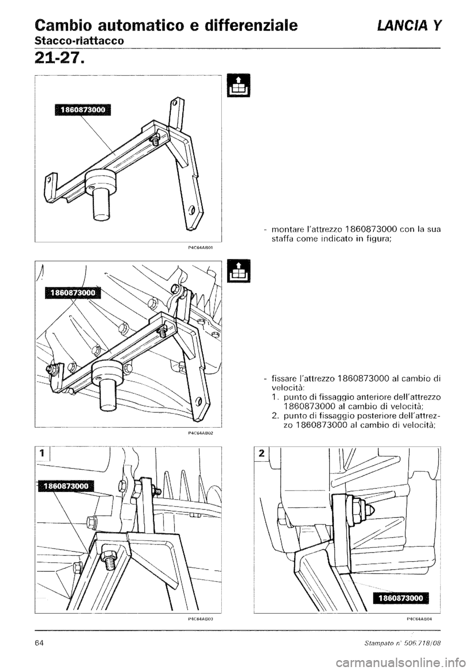 LANCIA Y 1997 Service Repair Manual LANCIA Y 1997 Service Repair Manual