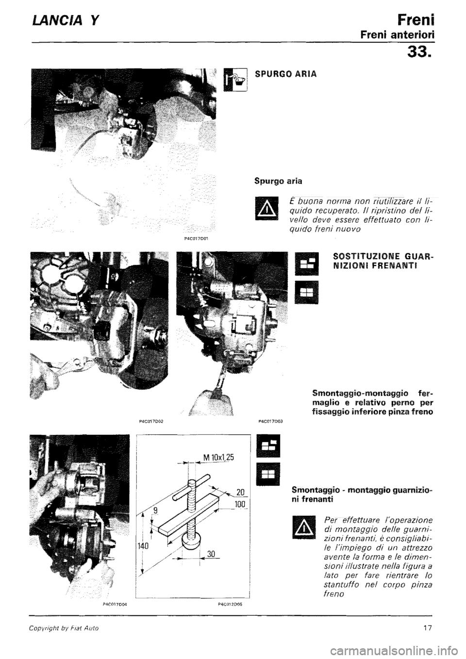 LANCIA Y 1997 Service Repair Manual LANCIA Y 1997 Service Repair Manual