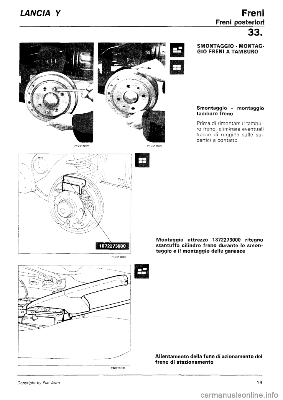 LANCIA Y 1997 Service Repair Manual LANCIA Y 1997 Service Repair Manual