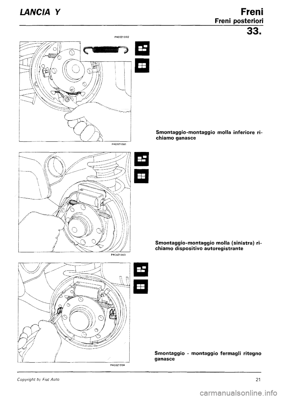 LANCIA Y 1997 Service Repair Manual LANCIA Y 1997 Service Repair Manual