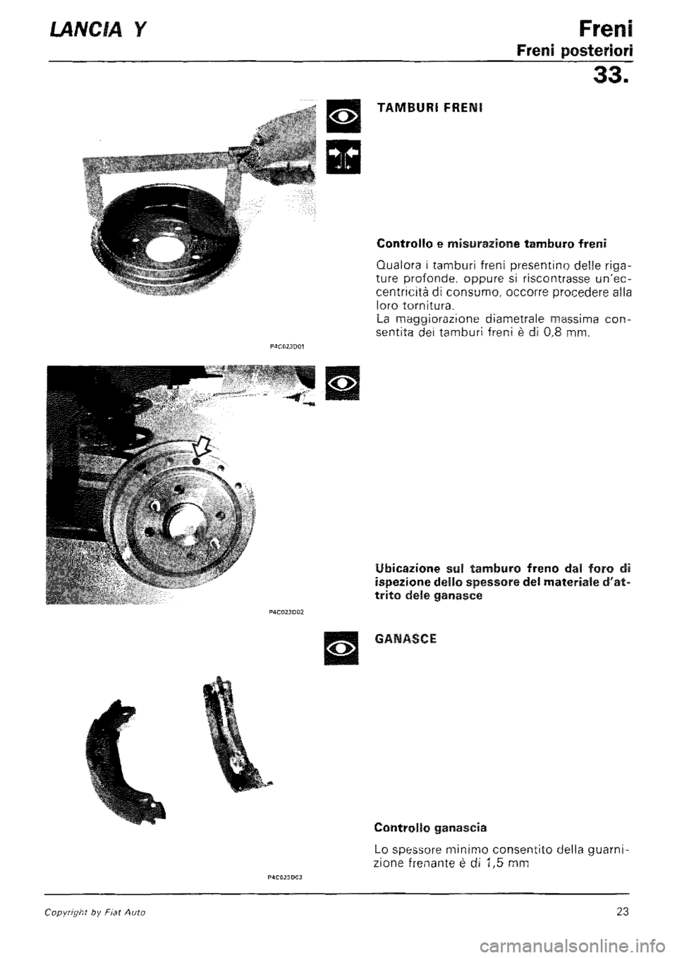 LANCIA Y 1997 Service Repair Manual LANCIA Y 1997 Service Repair Manual