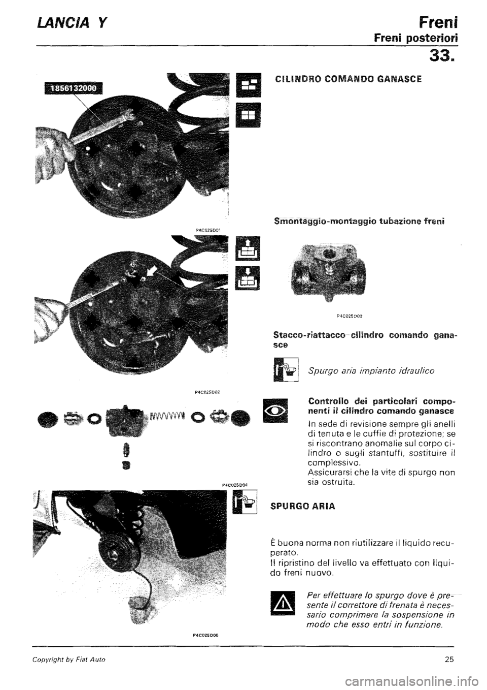 LANCIA Y 1997 Service Repair Manual LANCIA Y 1997 Service Repair Manual