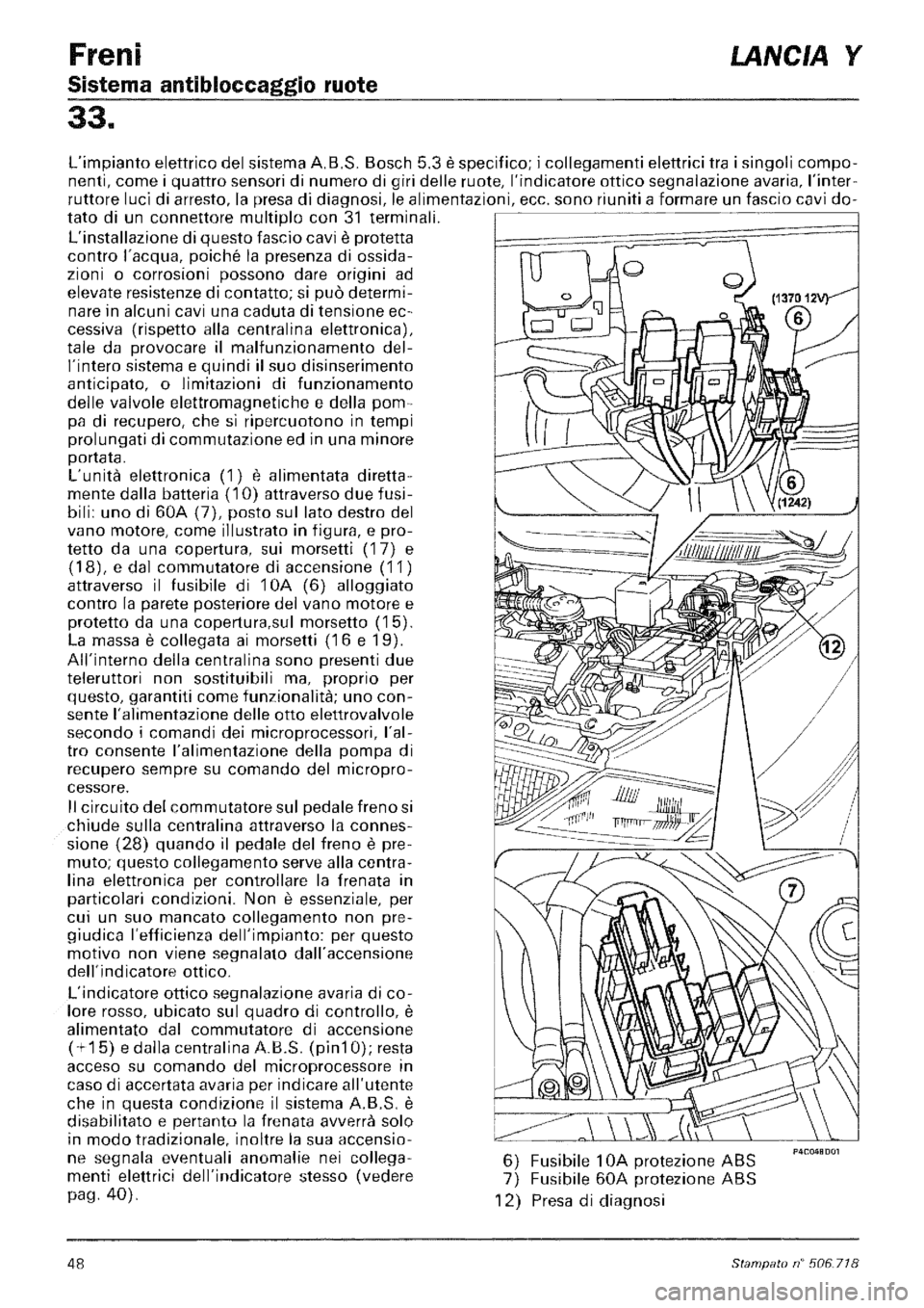LANCIA Y 1997 Service Repair Manual LANCIA Y 1997 Service Repair Manual