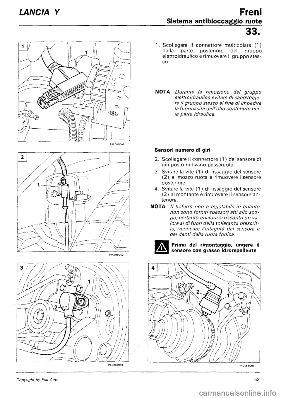 LANCIA Y 1997  Service Repair Manual 