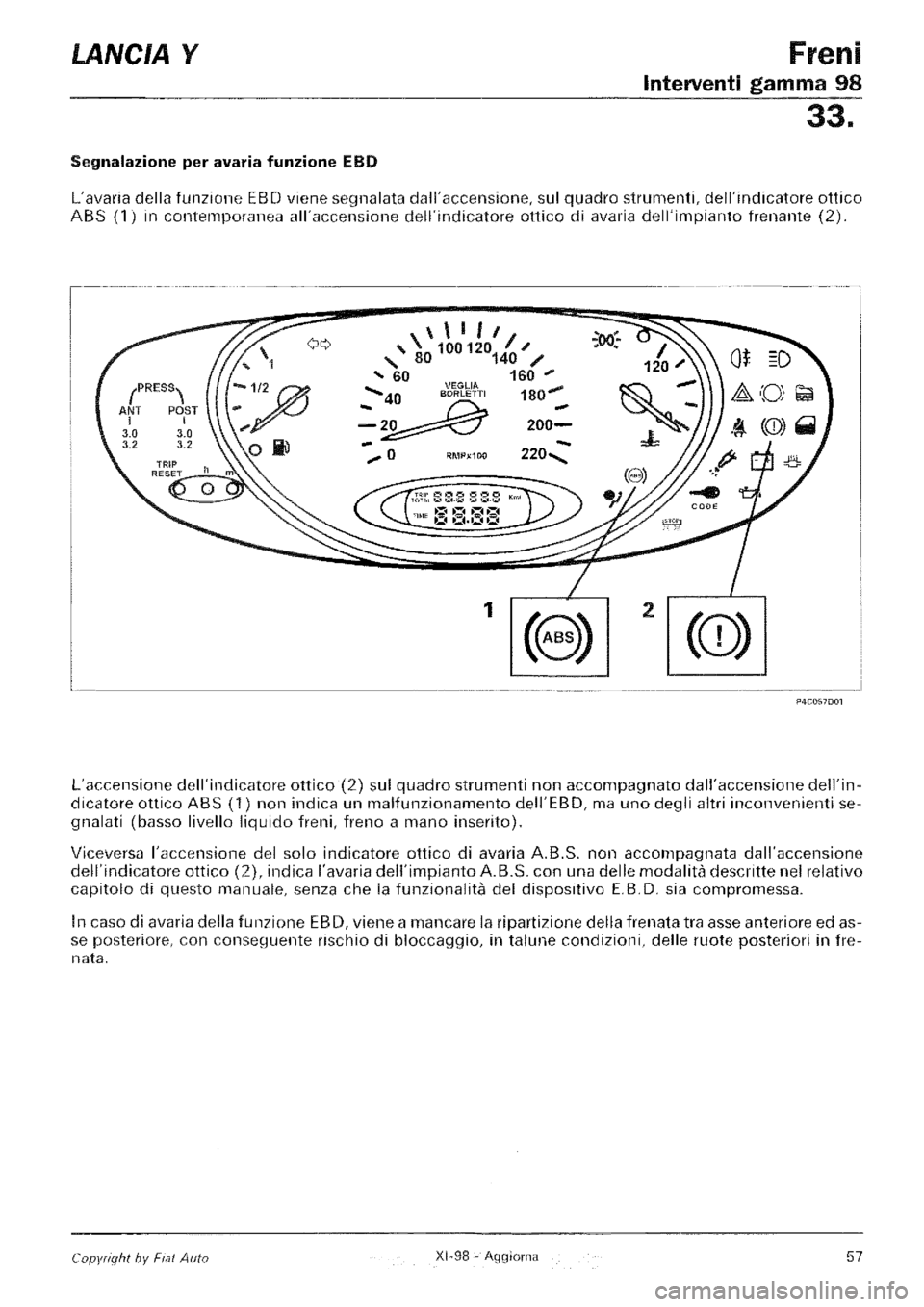 LANCIA Y 1997  Service Repair Manual 