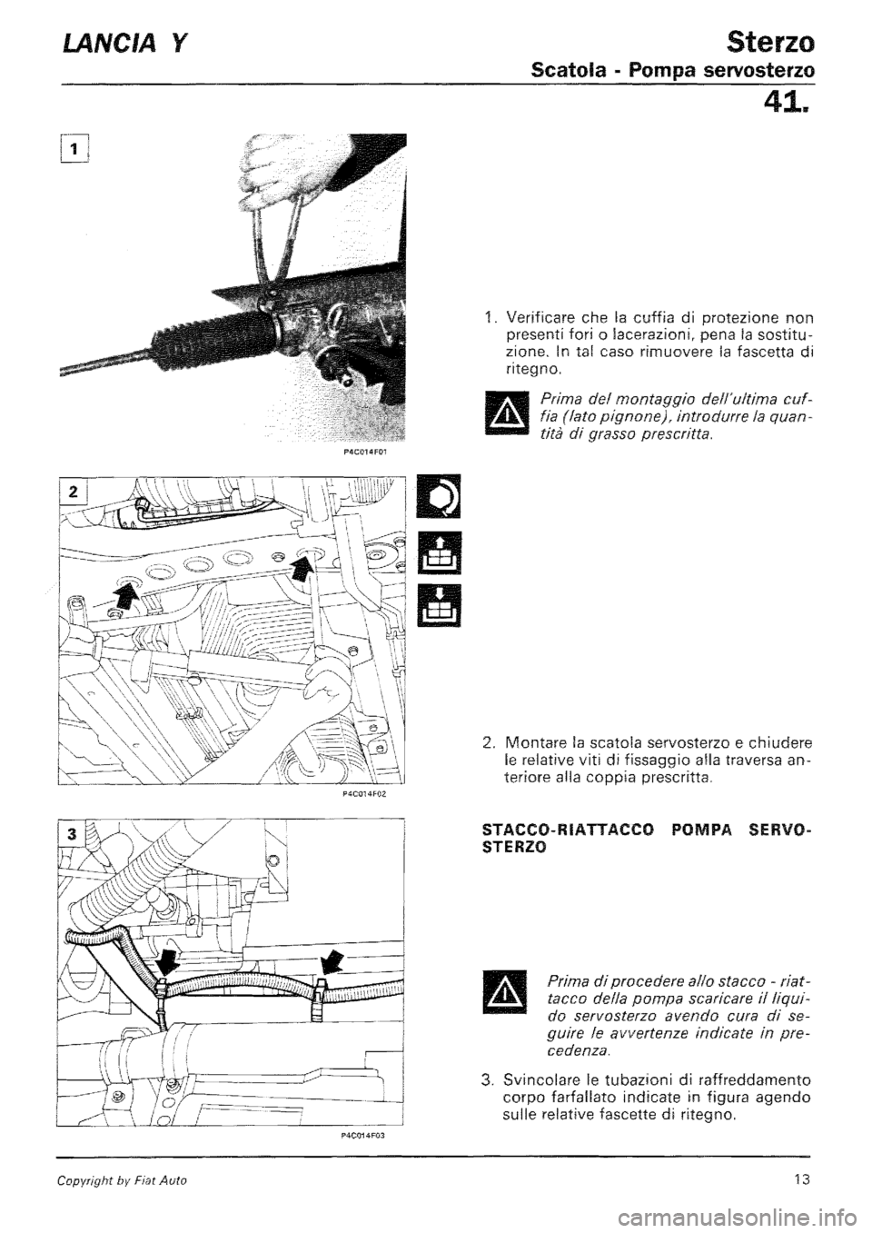 LANCIA Y 1997 Service Repair Manual LANCIA Y 1997 Service Repair Manual