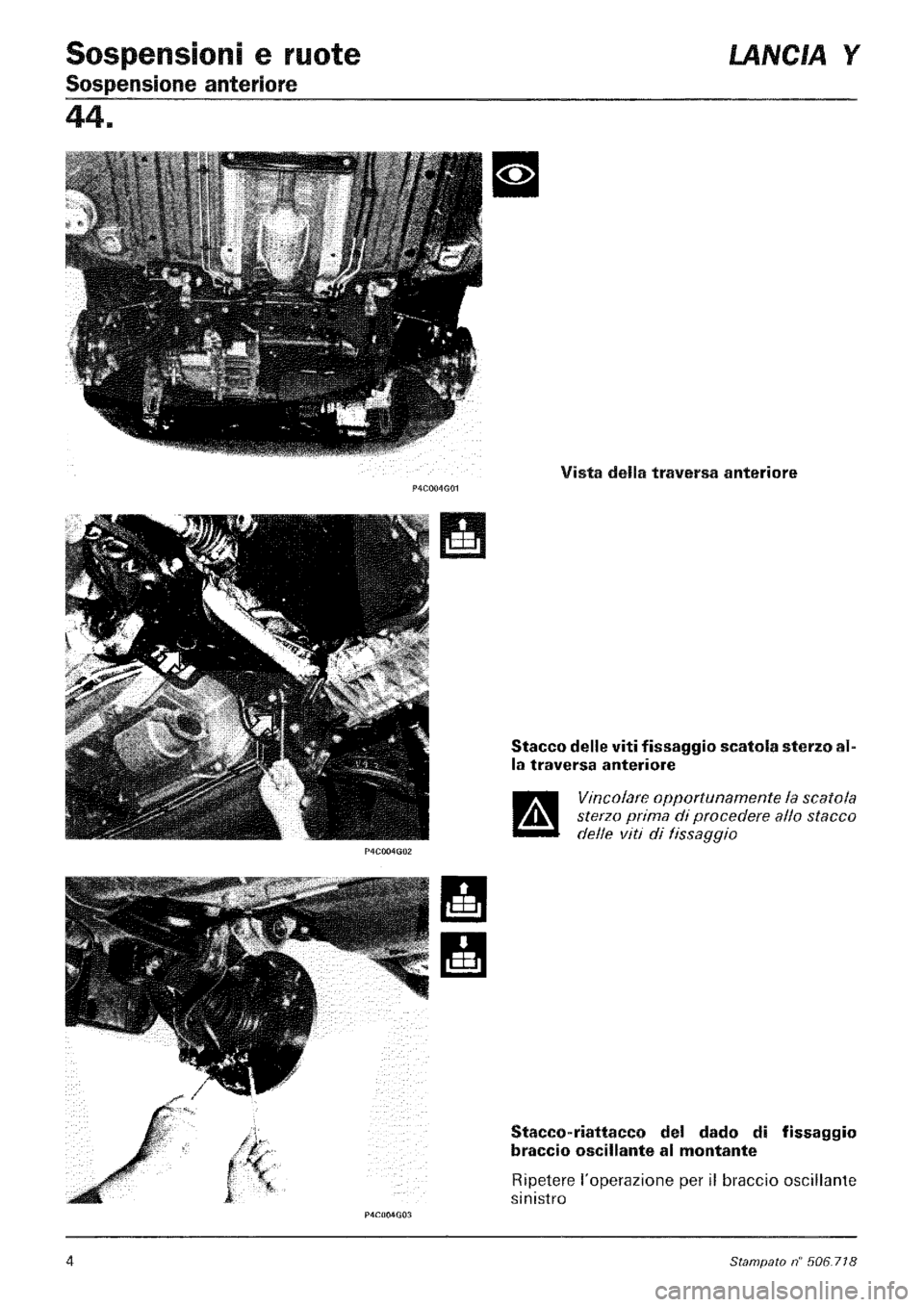 LANCIA Y 1997 Service Repair Manual LANCIA Y 1997 Service Repair Manual