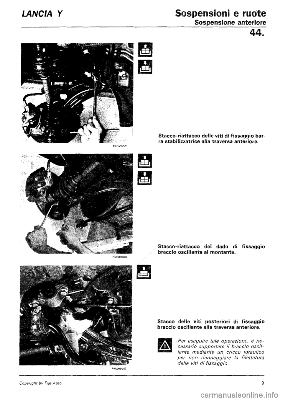 LANCIA Y 1997 Service Repair Manual LANCIA Y 1997 Service Repair Manual