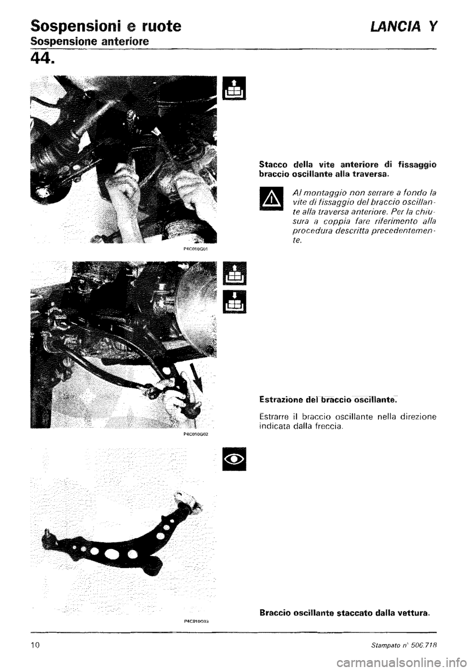 LANCIA Y 1997 Service Repair Manual LANCIA Y 1997 Service Repair Manual
