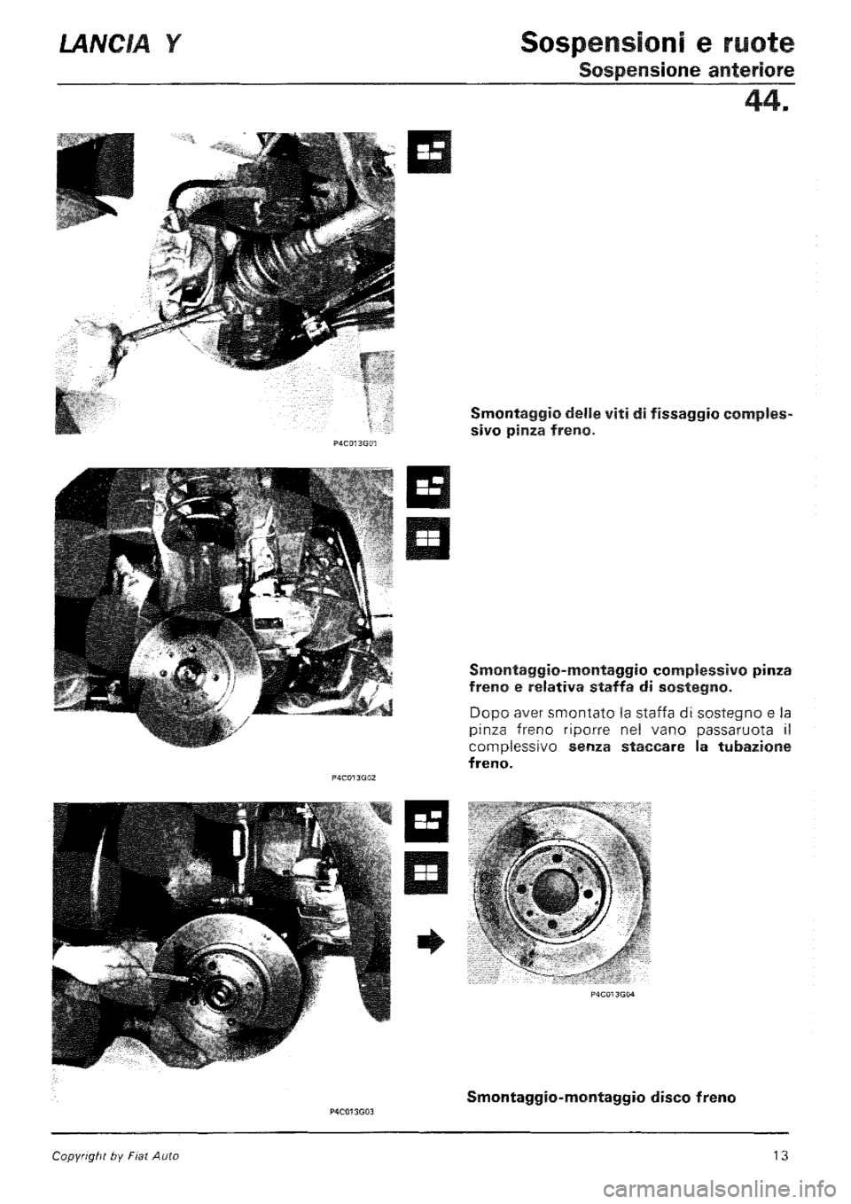 LANCIA Y 1997 Service Repair Manual LANCIA Y 1997 Service Repair Manual