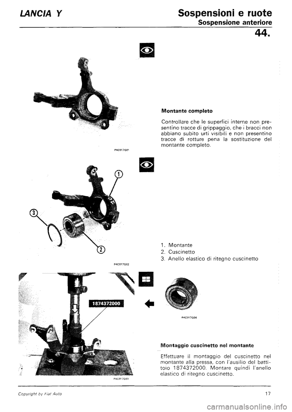LANCIA Y 1997 Service Repair Manual LANCIA Y 1997 Service Repair Manual