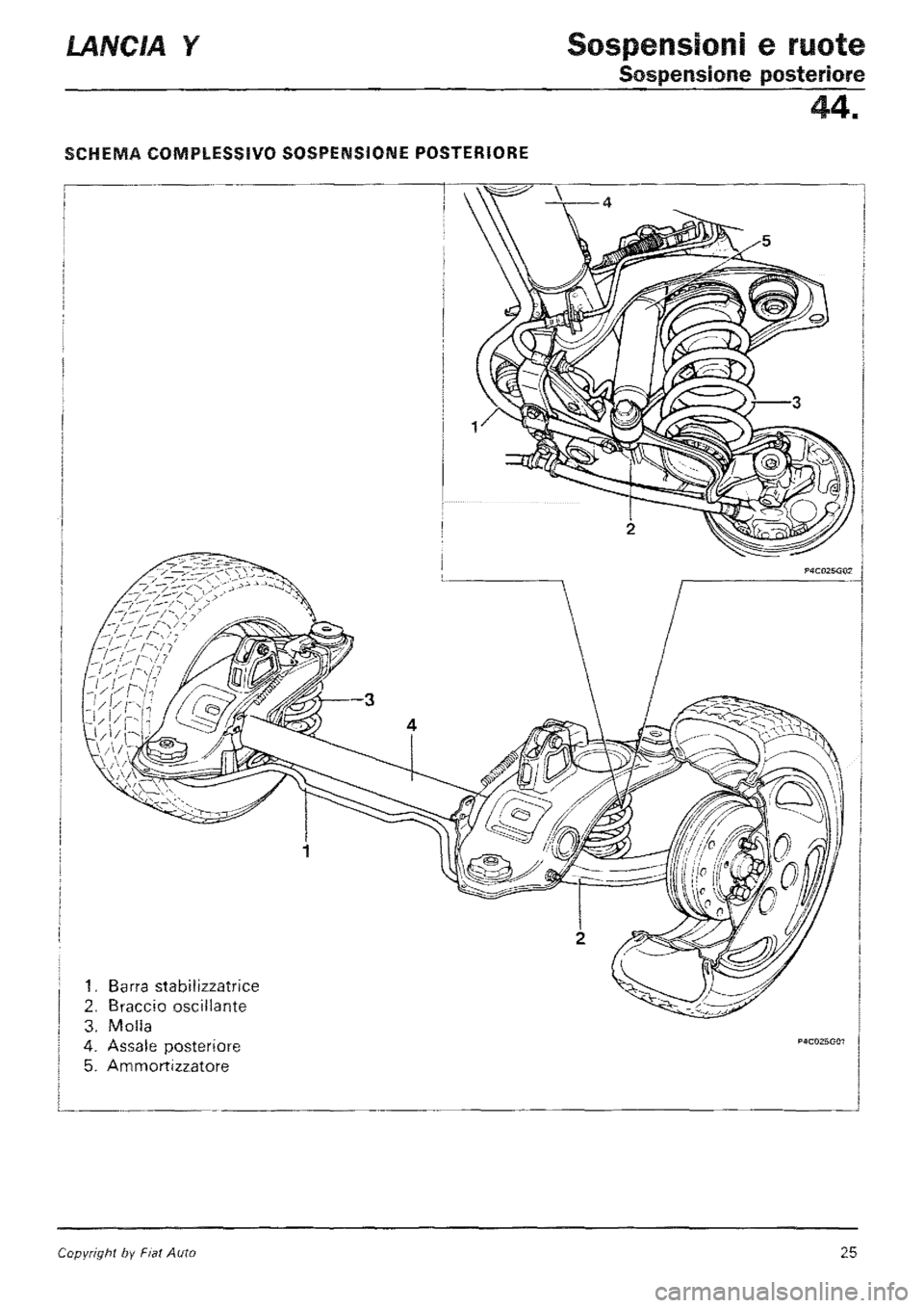 LANCIA Y 1997  Service Repair Manual 