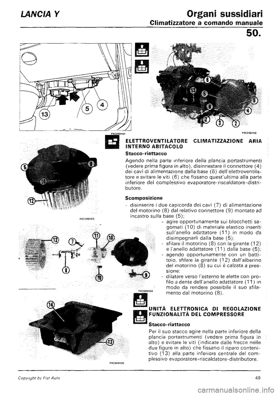 LANCIA Y 1997 Service Repair Manual LANCIA Y 1997 Service Repair Manual