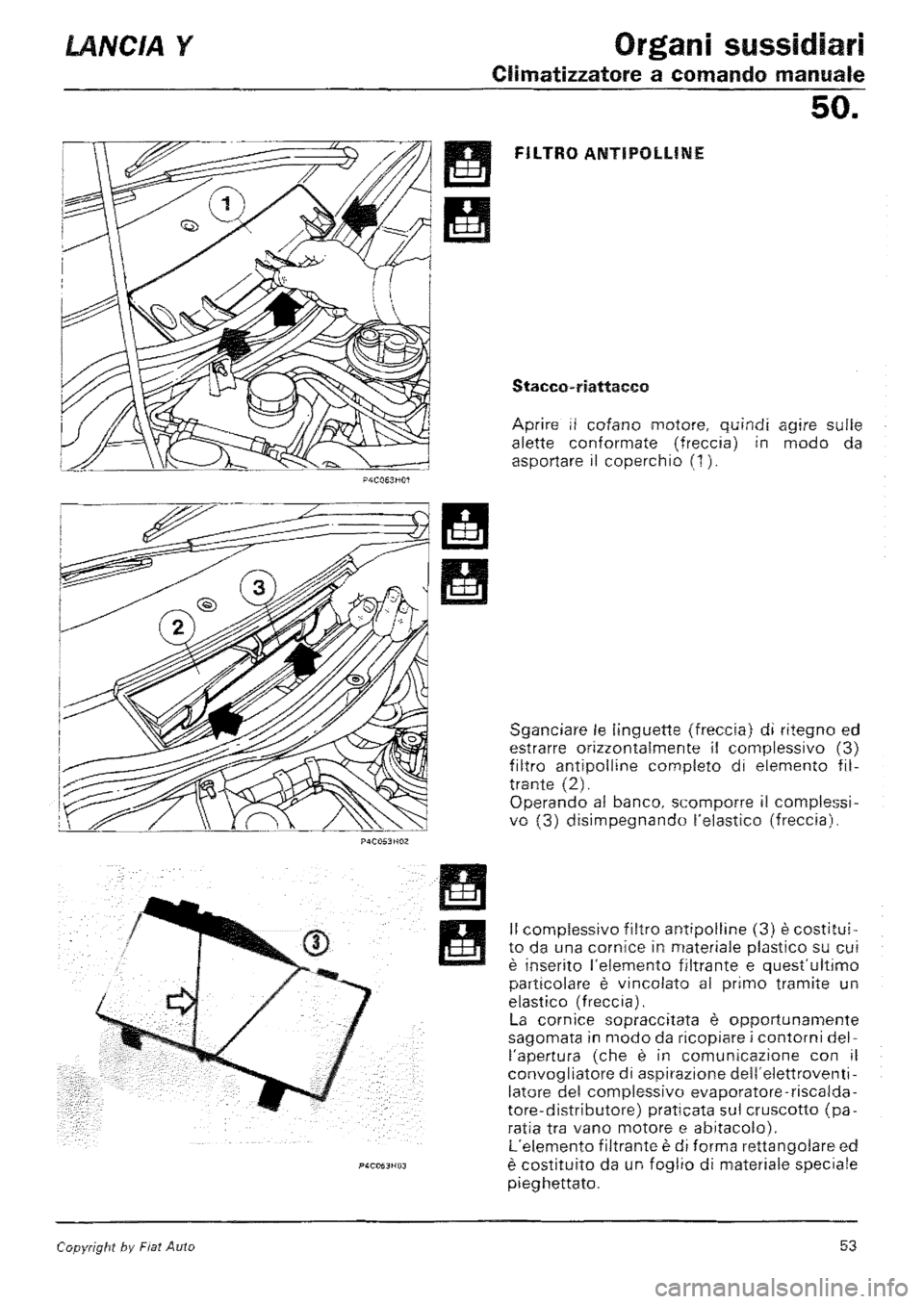 LANCIA Y 1997 Service Repair Manual LANCIA Y 1997 Service Repair Manual