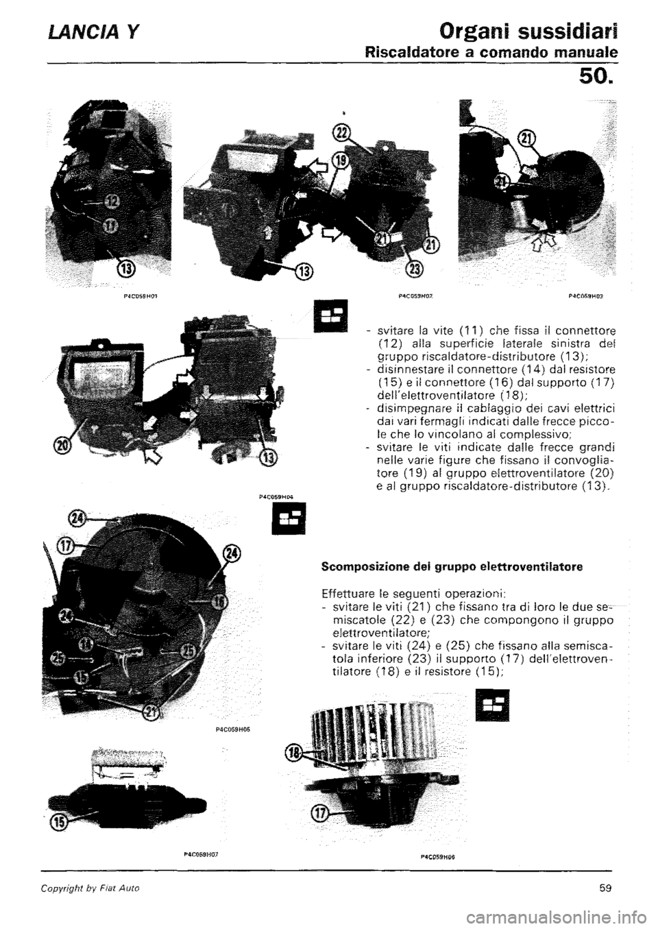 LANCIA Y 1997 Service Repair Manual LANCIA Y 1997 Service Repair Manual