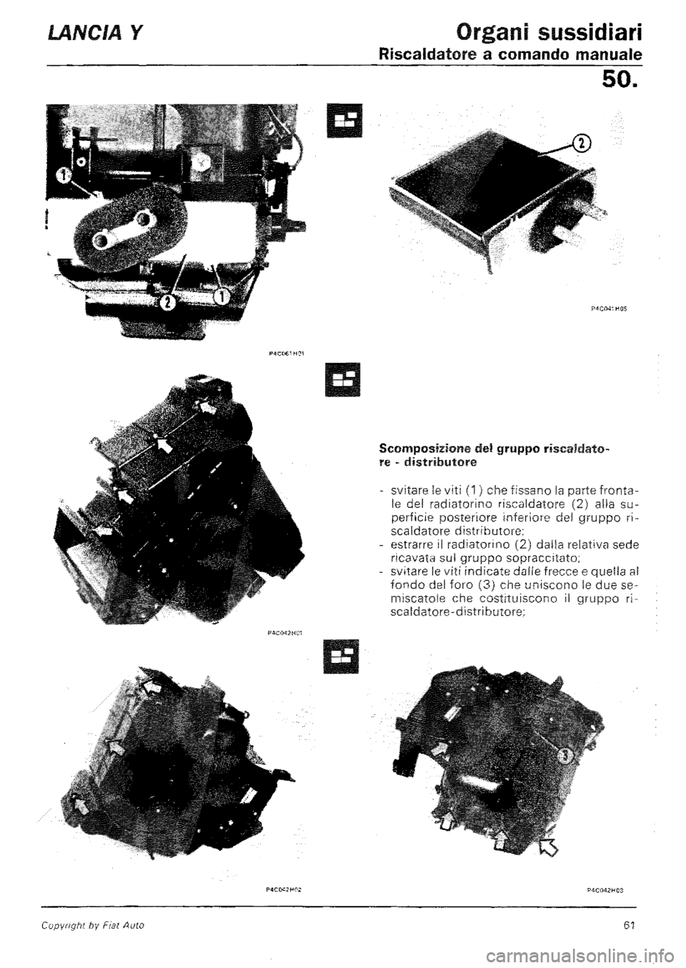 LANCIA Y 1997 Service Repair Manual LANCIA Y 1997 Service Repair Manual