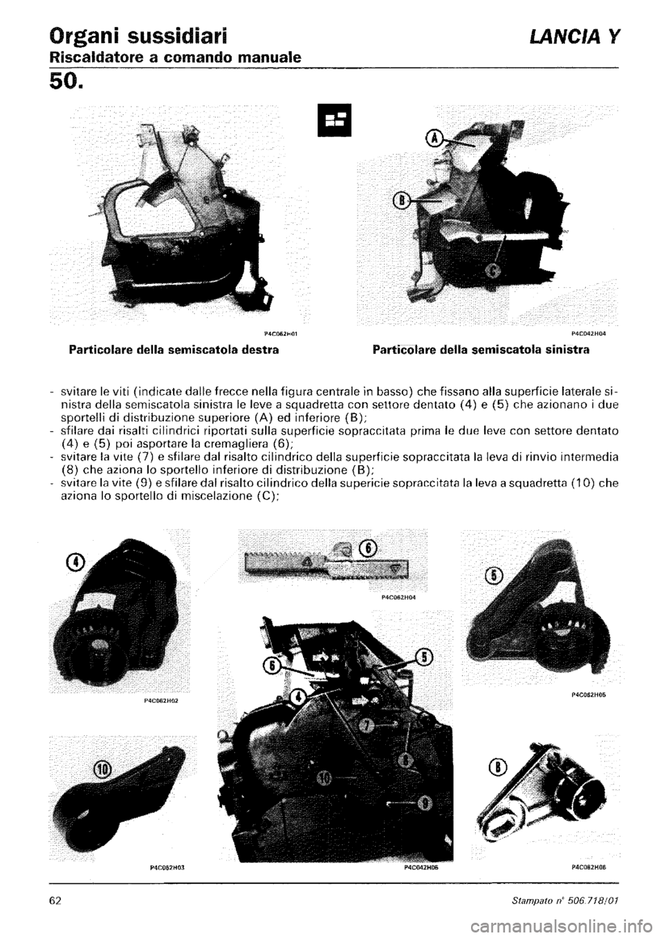 LANCIA Y 1997 Service Repair Manual LANCIA Y 1997 Service Repair Manual