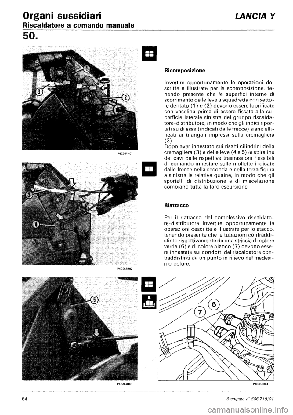 LANCIA Y 1997 Service Repair Manual LANCIA Y 1997 Service Repair Manual