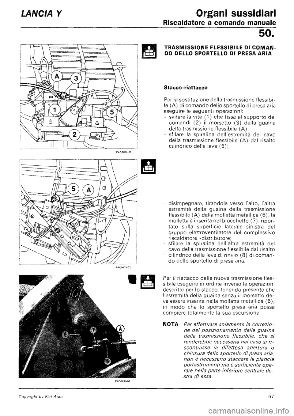 LANCIA Y 1997 Service Repair Manual LANCIA Y 1997 Service Repair Manual